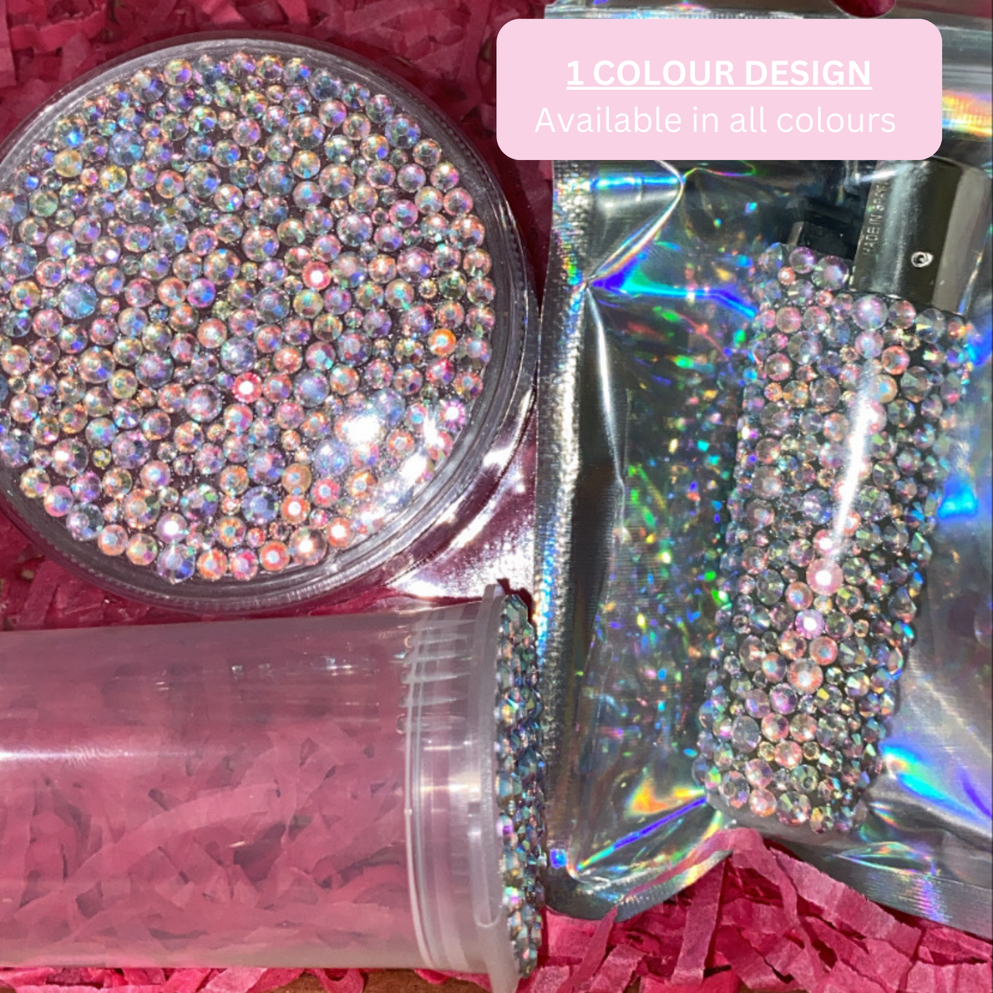 3 piece set; Lighter, Grinder & Pot