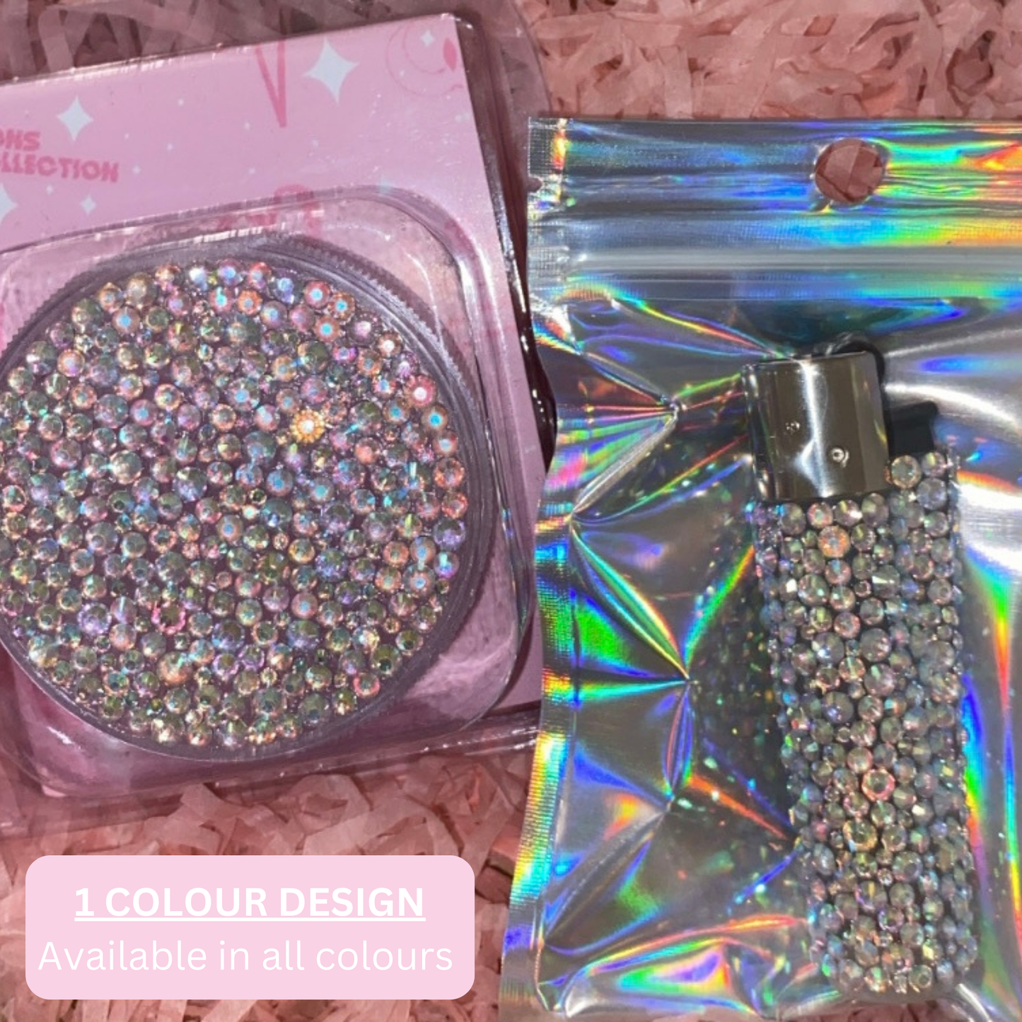 2 piece set; Lighter and Grinder