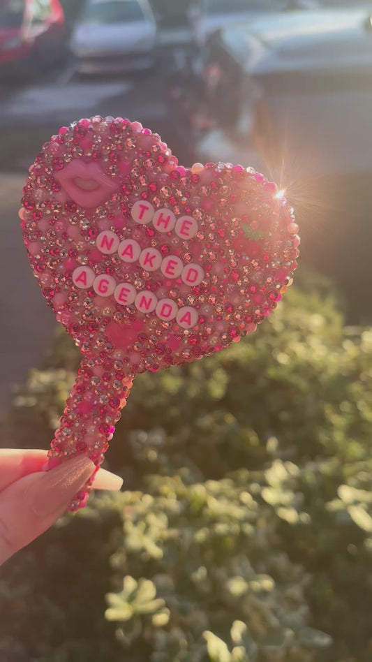 Small Personalised Handheld Mirror